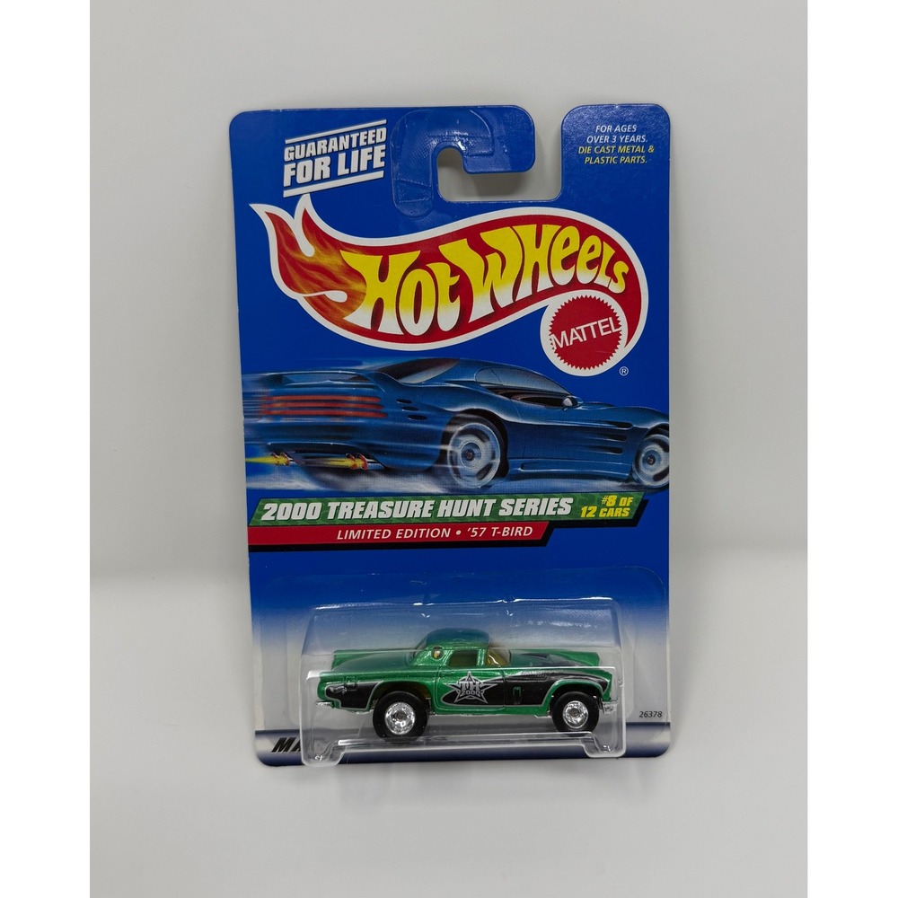 Hot Wheels 2000 Treasure Hunt Series 57 T-Bird Green Limited Edition 8/12 26378